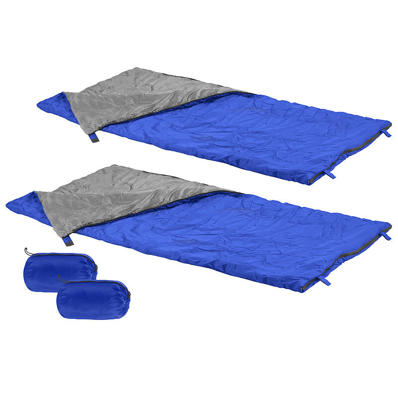 Pearl 2er-Set Decken-Schlafsäcke, 200 g/m² Hohlfaser-Füllung, 190 x 75 cm