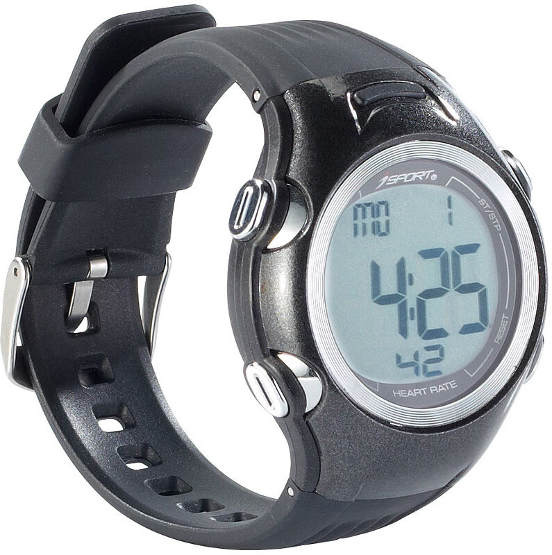 Pearl Fitness-Uhr, 3 Intensitätsstufen, LCD-Display, Stoppuhr-Funktion, IPX4