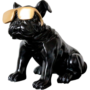 image LAND Bulldogge mit goldener Sonnenbrille  Gold