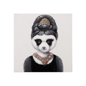 image LAND Pandabär-Mädchen mit Juwelen  Mehrfarbig