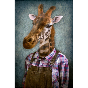 image LAND Giraffe mit Latzhose