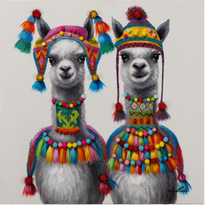 image LAND 2 Lamas im Inka Stil