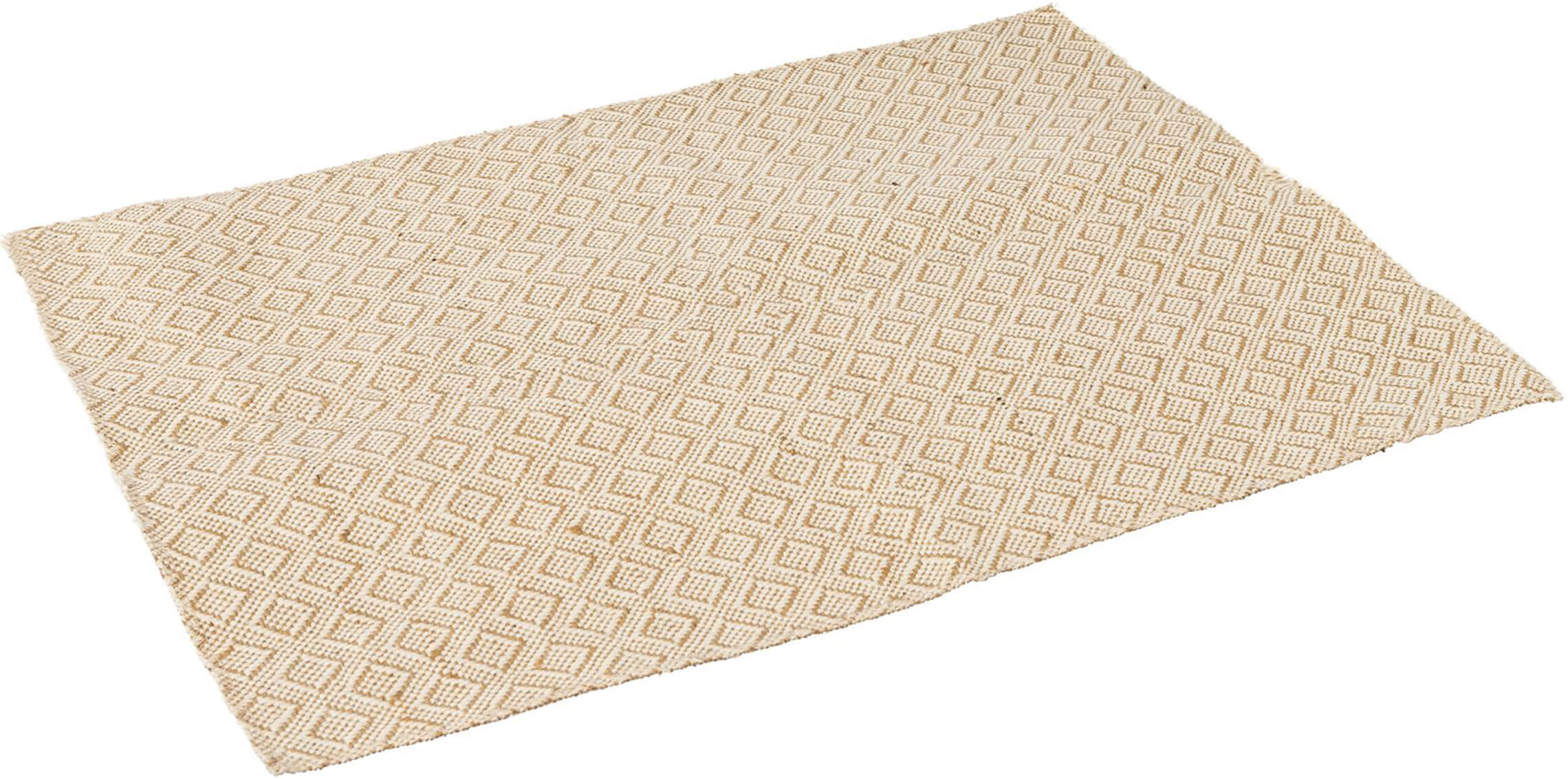 Gasper Jute-Baumwolle Creme B: 33 cm  Creme