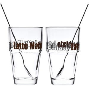 Leonardo Latte Macchiato-Glas 3.7 Dl, 2 Stück, Transparent