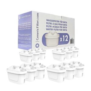 GenericFilter.com 12 St. Brita Maxtra+ kompatible-Filterkartuschen (1050420)