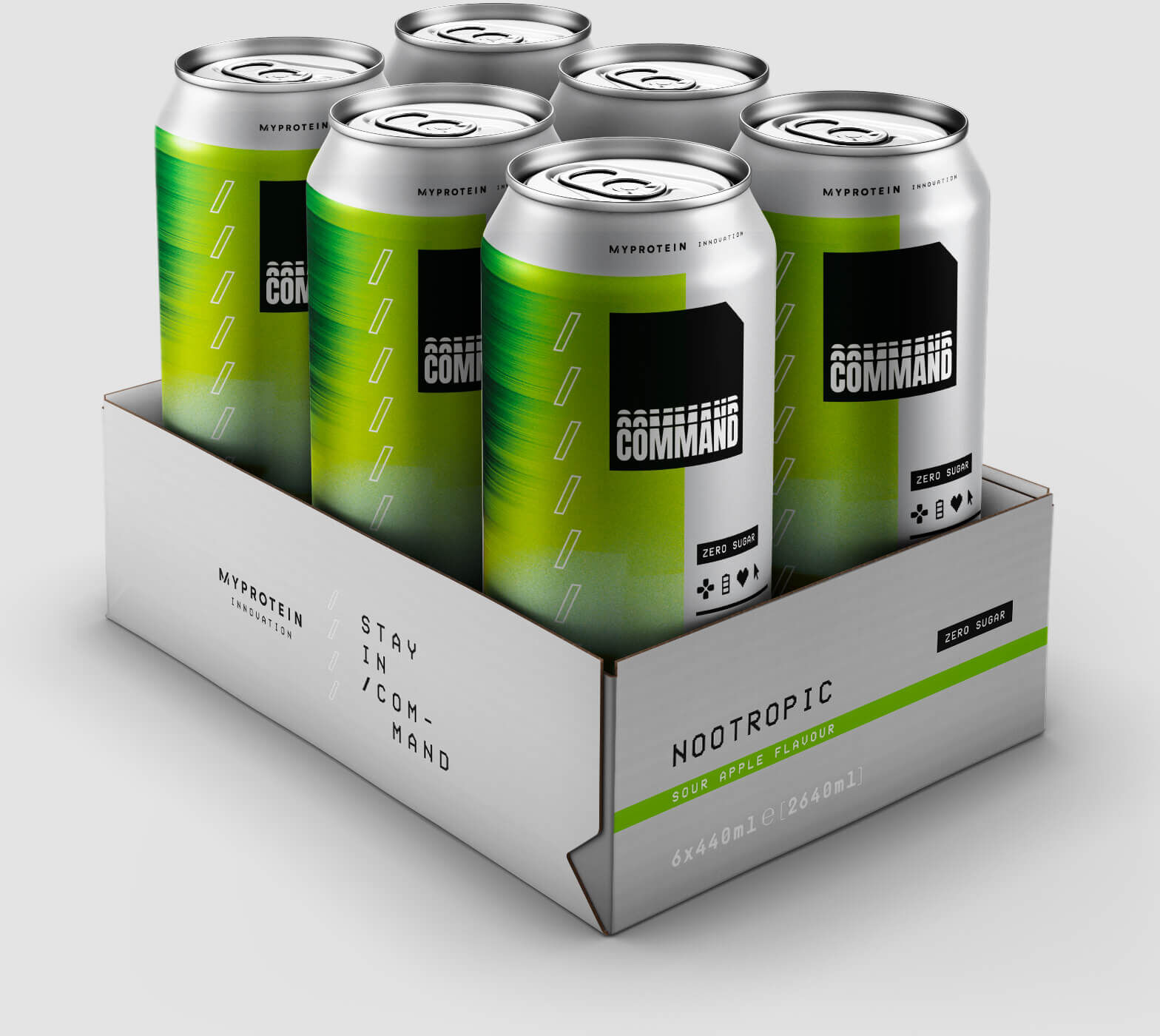 E-Sports Command Energy Drink - Saurer Apfel