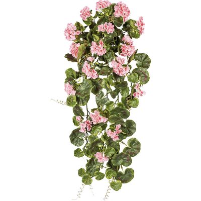 kaiserkraft Geranienhänger, Höhe 800 mm, UV-beständig, Blüten rosa kaiserkraft Geranienhänger, Höhe 800 mm, UV-beständig, Blüten rosa