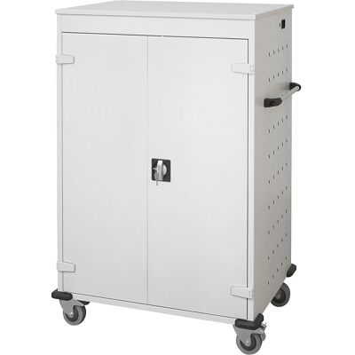 kaiserkraft Laptop-Ladewagen, mit 20 Fächern, lichtgrau / lichtgrau kaiserkraft Laptop-Ladewagen, mit 20 Fächern, lichtgrau / lichtgrau