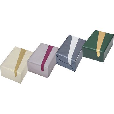 kaiserkraft Geschenkpapier, beidseitig bedruckt, LxB 750 x 500 mm, VE 250 Bögen, weißgold/gold, ab 6 VE kaiserkraft Geschenkpapier, beidseitig bedruckt, LxB 750 x 500 mm, VE 250 Bögen, weißgold/gold, ab 6 VE