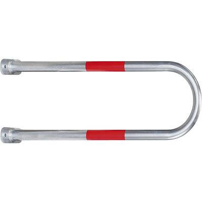 Wandschutzbügel, verzinkt/rot, HxB 1000 x 350 mm Black Bull Wandschutzbügel, verzinkt/rot, HxB 1000 x 350 mm Black Bull