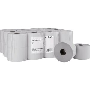 Toilettenpapier Kompakt-Rollen Clear+, 2-lagig, VE 24 Stk, 100 m je Rolle CWS Toilettenpapier Kompakt-Rollen Clear+, 2-lagig, VE 24 Stk, 100 m je Rolle CWS