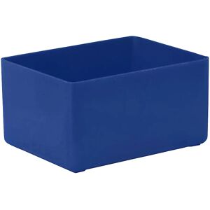 kaiserkraft Einsatzkasten, Höhe 54 mm, blau, LxB 106 x 80 mm, VE 50 Stk