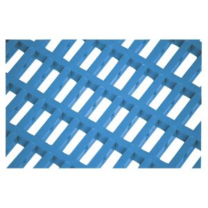 COBA Anti-Ermüdungsmatte aus Vinyl, COBAmat®, doppelt gewebt, pro lfd. m, Maschenweite 10 x 22 mm, blau