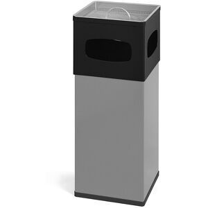 kaiserkraft Kombiascher, Aluminium, Volumen 50 l, BxHxT 300 x 820 x 300 mm, silber / schwarz kaiserkraft Kombiascher, Aluminium, Volumen 50 l, BxHxT 300 x 820 x 300 mm, silber / schwarz