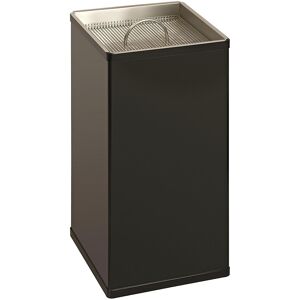 kaiserkraft Sandascher, quadratisch, Aluminium, schwarz kaiserkraft Sandascher, quadratisch, Aluminium, schwarz