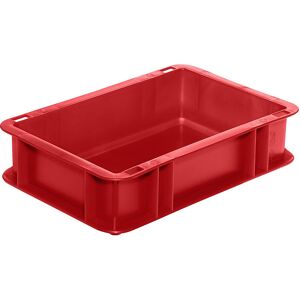 kaiserkraft Euro-Format-Stapelbehälter, Wände und Boden geschlossen, LxBxH 300 x 200 x 75 mm, rot, VE 5 Stk kaiserkraft Euro-Format-Stapelbehälter, Wände und Boden geschlossen, LxBxH 300 x 200 x 75 mm, rot, VE 5 Stk