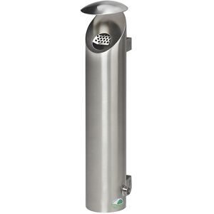 Edelstahl-Wandascher, abschließbar, 2,5 l, HxØ 530 x 180 mm, gebürstet VAR Edelstahl-Wandascher, abschließbar, 2,5 l, HxØ 530 x 180 mm, gebürstet VAR