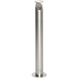 Edelstahl-Standascher, abschließbar, Volumen 4,2 l, Ø 120 mm, gebürstet VAR Edelstahl-Standascher, abschließbar, Volumen 4,2 l, Ø 120 mm, gebürstet VAR