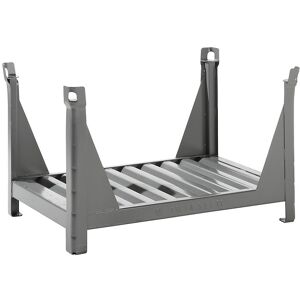 Langgutgestell mit 4 Eckpfosten, LxB 1200 x 800 mm, grau RAL 7005, ab 10 Stück Heson Langgutgestell mit 4 Eckpfosten, LxB 1200 x 800 mm, grau RAL 7005, ab 10 Stück Heson