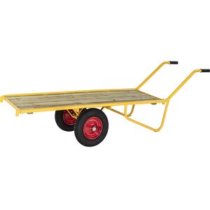 Stoßkarre, Ladefläche 1650 x 615 mm, mit Luftbereifung, ab 2 Stk Kongamek Stoßkarre, Ladefläche 1650 x 615 mm, mit Luftbereifung, ab 2 Stk Kongamek