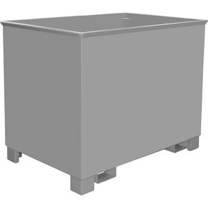 Sammelbehälter für Routenzüge, LxBxH 840 x 1240 x 975 mm, mausgrau eurokraft pro Sammelbehälter für Routenzüge, LxBxH 840 x 1240 x 975 mm, mausgrau eurokraft pro
