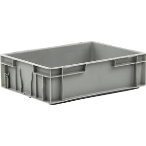 kaiserkraft Euro-Stapelbehälter, Volumen 10 l, LxBxH 400 x 300 x 120 mm, PP, grau, ab 10 Stk kaiserkraft Euro-Stapelbehälter, Volumen 10 l, LxBxH 400 x 300 x 120 mm, PP, grau, ab 10 Stk