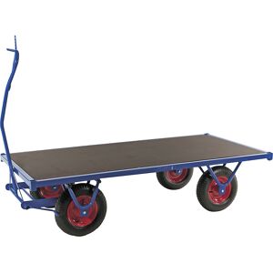 Schwerlastwagen, mit Luftgummirädern, Ladefläche 1000 x 2500 mm Kongamek Schwerlastwagen, mit Luftgummirädern, Ladefläche 1000 x 2500 mm Kongamek