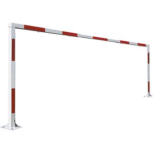 Fester Höhenbegrenzer, HxB 2200 - 3570 x 5200 mm, reinweiß RAL 9010, feuerverzinkt PROCITY Fester Höhenbegrenzer, HxB 2200 - 3570 x 5200 mm, reinweiß RAL 9010, feuerverzinkt PROCITY