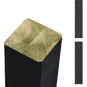 kaiserkraft Premium Leimholzpfosten, 90 x 90 mm, Höhe 1880 mm, schwarz kaiserkraft Premium Leimholzpfosten, 90 x 90 mm, Höhe 1880 mm, schwarz