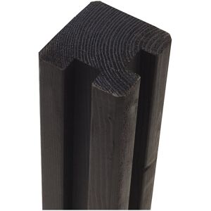 kaiserkraft Profilpfosten, Ecke, 2 Spuren, Höhe 2680 mm, schwarz kaiserkraft Profilpfosten, Ecke, 2 Spuren, Höhe 2680 mm, schwarz
