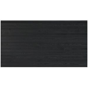 kaiserkraft PLUS Plank Profilzaun, Holz, BxH 1740 x 910 mm, schwarz kaiserkraft PLUS Plank Profilzaun, Holz, BxH 1740 x 910 mm, schwarz