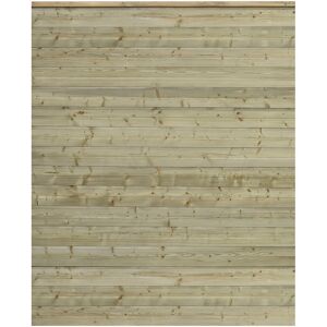 kaiserkraft PLUS Plank Profilzaun, Holz, BxH 1740 x 2030 mm, natur kaiserkraft PLUS Plank Profilzaun, Holz, BxH 1740 x 2030 mm, natur