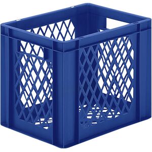 kaiserkraft Euro-Format-Stapelbehälter, Wände und Boden durchbrochen, LxBxH 400 x 300 x 320 mm, blau, VE 5 Stk kaiserkraft Euro-Format-Stapelbehälter, Wände und Boden durchbrochen, LxBxH 400 x 300 x 320 mm, blau, VE 5 Stk