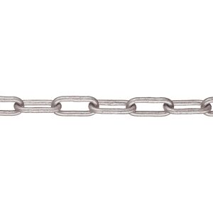 Stahl-Gliederkette, Gliederstärke 8 mm, Länge 10 m, feuerverzinkt Moravia Stahl-Gliederkette, Gliederstärke 8 mm, Länge 10 m, feuerverzinkt Moravia