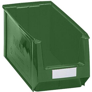 Sichtlagerkasten aus Polyethylen, LxBxH 350 x 210 x 200 mm, grün, VE 10 Stk mauser Sichtlagerkasten aus Polyethylen, LxBxH 350 x 210 x 200 mm, grün, VE 10 Stk mauser