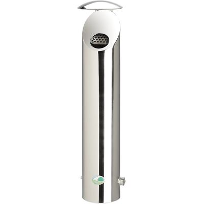 Edelstahl-Wandascher, abschließbar, 2,5 l, HxØ 530 x 180 mm, poliert VAR Edelstahl-Wandascher, abschließbar, 2,5 l, HxØ 530 x 180 mm, poliert VAR