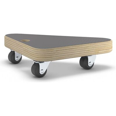 Transportroller MaxiGRIP, dreieckig, VE 4 Stk, mit FSC®-Zertifizierung, LxBxH 134 x 134 x 43 mm Wagner Transportroller MaxiGRIP, dreieckig, VE 4 Stk, mit FSC®-Zertifizierung, LxBxH 134 x 134 x 43 mm Wagner