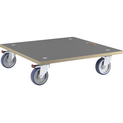 Transportroller MaxiGRIP, quadratisch, mit FSC®-Zertifizierung, LxBxH 580 x 580 x 147 mm Wagner Transportroller MaxiGRIP, quadratisch, mit FSC®-Zertifizierung, LxBxH 580 x 580 x 147 mm Wagner
