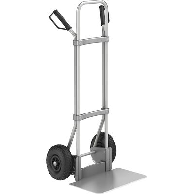 Aluminium-Sackkarre, Schaufel-BxT 450 x 350 mm, Alu, Luftbereifung, ab 5 Stk eurokraft pro Aluminium-Sackkarre, Schaufel-BxT 450 x 350 mm, Alu, Luftbereifung, ab 5 Stk eurokraft pro