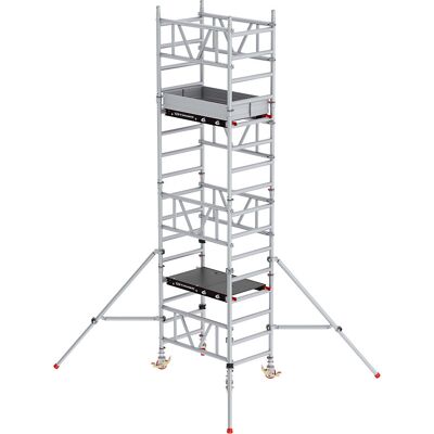 Schnellbau-Fahrgerüst MiTOWER Standard, Fiber-Deck®-Plattform, LxB 1200 x 750 mm, Arbeitshöhe 5 m Altrex Schnellbau-Fahrgerüst MiTOWER Standard, Fiber-Deck®-Plattform, LxB 1200 x 750 mm, Arbeitshöhe 5 m Altrex