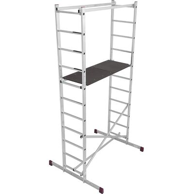 Montagegerüst, Plattform 1,5 x 0,56 m, Arbeitshöhe 4 m KRAUSE Montagegerüst, Plattform 1,5 x 0,56 m, Arbeitshöhe 4 m KRAUSE