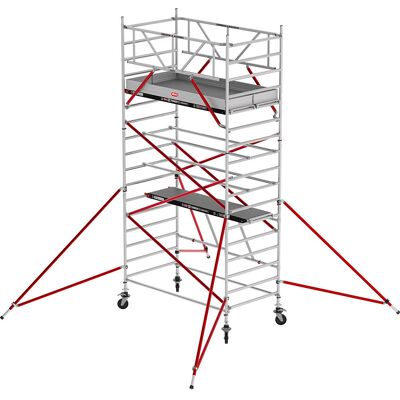 Fahrgerüst RS TOWER 55, Fiber-Deck®-Plattform, Länge 2,45 m, Arbeitshöhe 5,80 m Altrex Fahrgerüst RS TOWER 55, Fiber-Deck®-Plattform, Länge 2,45 m, Arbeitshöhe 5,80 m Altrex