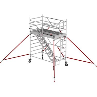 Treppengerüst RS TOWER 53 breit, Fiber-Deck®, Länge 1,85 m, Arbeitshöhe 4,20 m Altrex Treppengerüst RS TOWER 53 breit, Fiber-Deck®, Länge 1,85 m, Arbeitshöhe 4,20 m Altrex