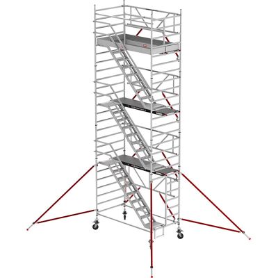 Treppengerüst RS TOWER 53 breit, Fiber-Deck®, Länge 2,45 m, Arbeitshöhe 8,20 m Altrex Treppengerüst RS TOWER 53 breit, Fiber-Deck®, Länge 2,45 m, Arbeitshöhe 8,20 m Altrex