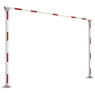 Fester Höhenbegrenzer, HxB 4500 x 7550 mm, reinweiß RAL 9010, feuerverzinkt PROCITY Fester Höhenbegrenzer, HxB 4500 x 7550 mm, reinweiß RAL 9010, feuerverzinkt PROCITY