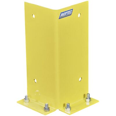 Anfahrschutz, Stahl, Höhe 350 mm, gelb, L-Profil, LxB 140 x 140 mm Mottez Anfahrschutz, Stahl, Höhe 350 mm, gelb, L-Profil, LxB 140 x 140 mm Mottez