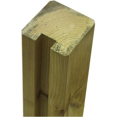 kaiserkraft Profilpfosten, 1 Spur, Höhe 2680 mm, natur kaiserkraft Profilpfosten, 1 Spur, Höhe 2680 mm, natur