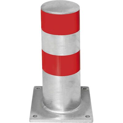 Rammschutzpoller LKW Parkhilfe, BxH 159 x 500 mm, verzinkt/rot Black Bull Rammschutzpoller LKW Parkhilfe, BxH 159 x 500 mm, verzinkt/rot Black Bull