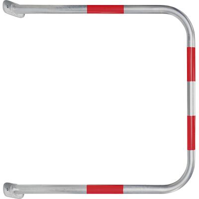 Wandschutzbügel, verzinkt/rot, HxB 1000 x 1000 mm Black Bull Wandschutzbügel, verzinkt/rot, HxB 1000 x 1000 mm Black Bull