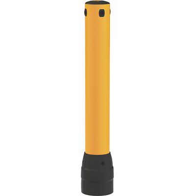 Rammschutz-Poller, zum Aufdübeln, LxBxH 205 x 205 x 1170 mm Black Bull Rammschutz-Poller, zum Aufdübeln, LxBxH 205 x 205 x 1170 mm Black Bull